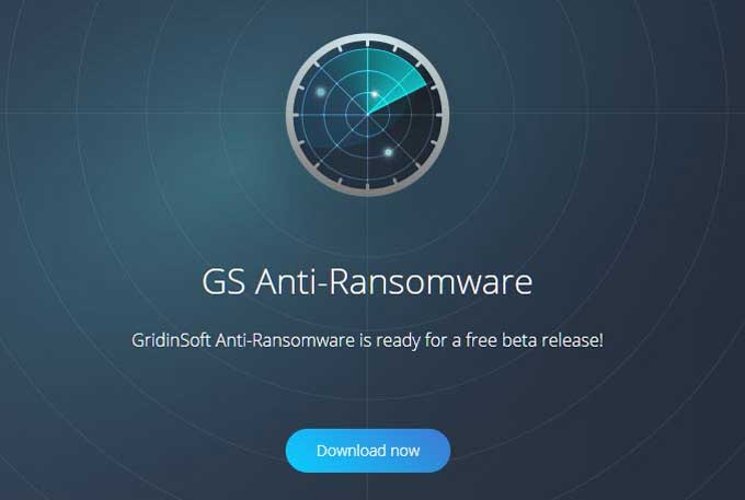 Gridinsoft Anti-Ransomware For Windows V2.0 Beta 1 Best Ransomware Virus Remover Software Gridinsoft Anti Ransomware Software