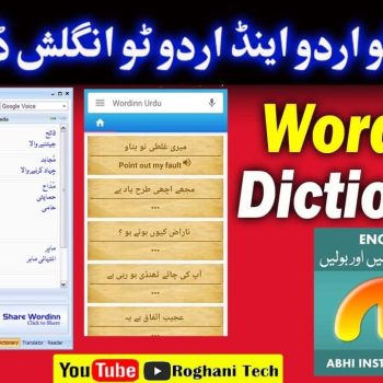 Wordinn English To Urdu Dictionary Full Version