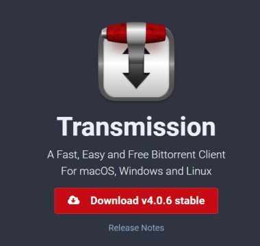 Transmission Torrent Downloader Software