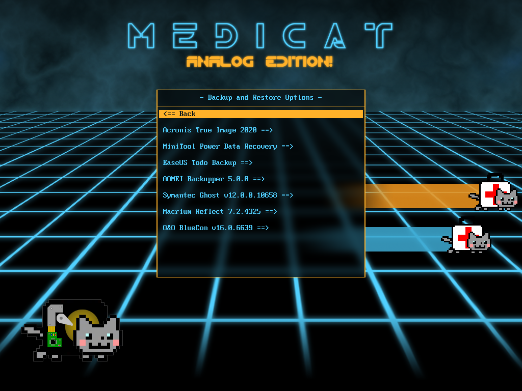 Medicat Installer Crack V21.12.7 Computer Diagnostic And Recovery Toolkit Usb Installer For Pc Repair Softwares Medicat Installer Backup And Restore Options
