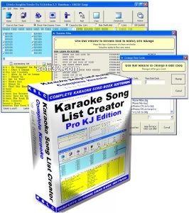 Karaoke Song List Creator For Windows V5.2.2 Karaoke &Amp; Dj Song Book Generator