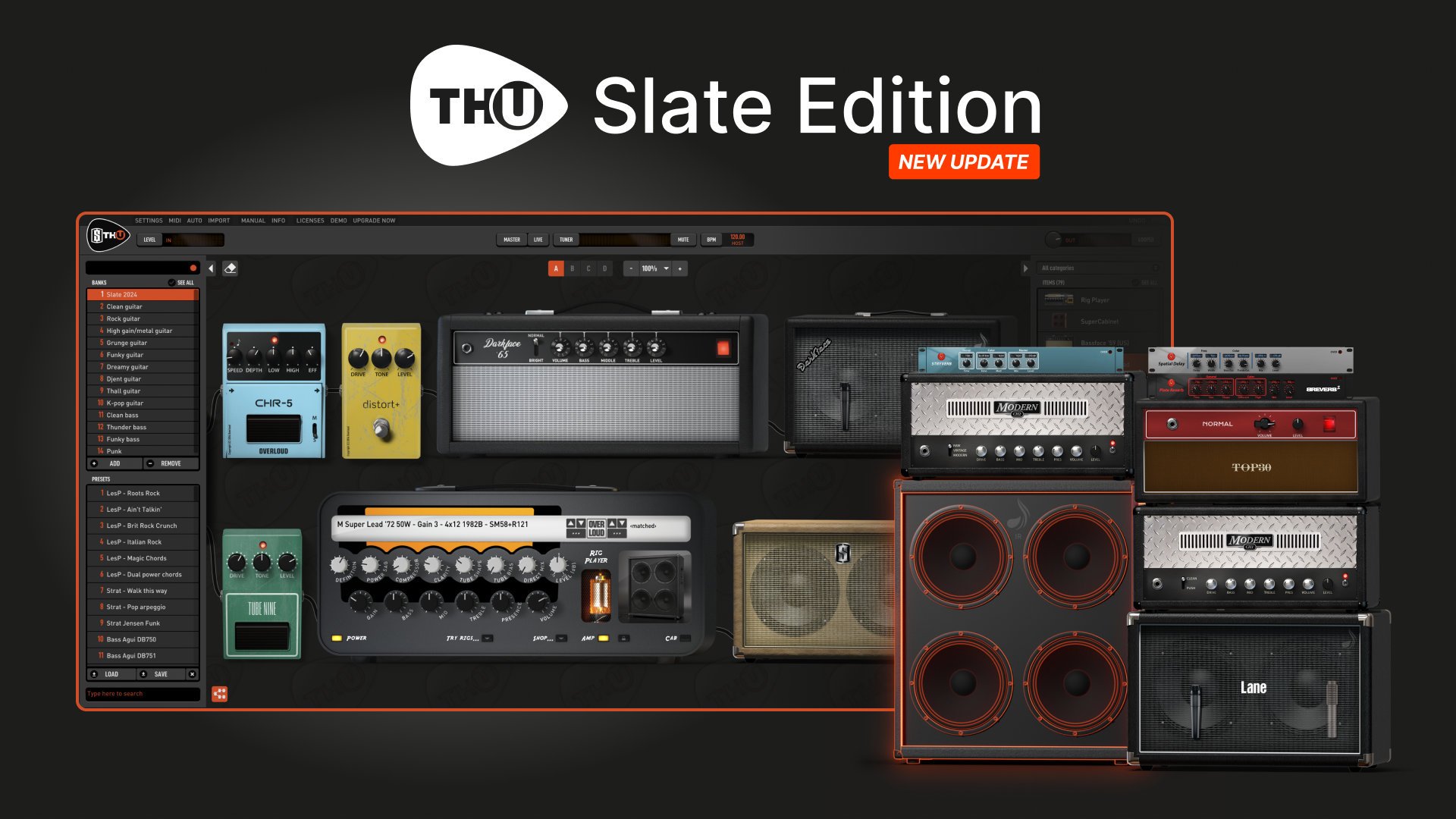 Overloud Th-U Slate Edition V2.0.1 Best Guitar Amp Simulator And Audio Effects Software Overloud Th U Slate Edition Full Version