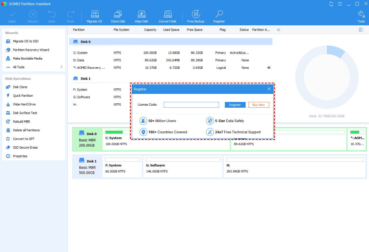 Aomei Partition Assistant For Windows V10.8.0 Best All In One Free Hdd/Ssd Partition Manager Software Aomei Partition Assistant With Activation Code Full Version