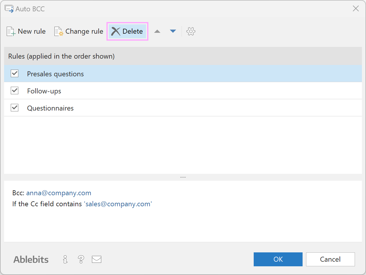 Ablebits Autobcc For Outlook Software