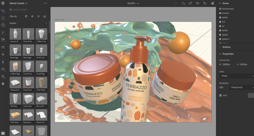 Adobe Dimension 2025 For Windows V4.1.2 Best Photorealistic 3D Images For Product And Package Design Adobe Dimension With Serial Keys Full Version