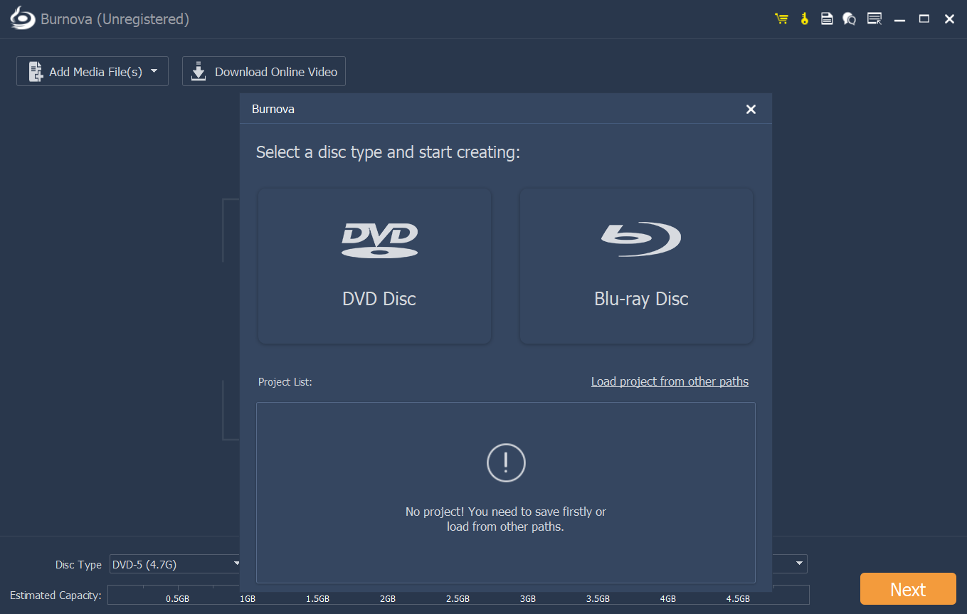 Aiseesoft Burnova For Windows V1.5.32 Best Dvd Burning Software Full Version Version Aiseesoft Burnova 2025 Home Screen Full Version