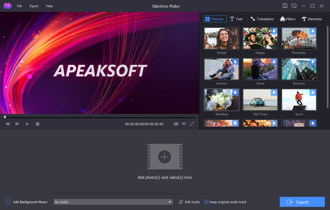 Apeaksoft Slideshow Maker V1.0.60 Professional Presentation Slideshow Maker Software Full Version Apeaksoft Slideshow Maker Full Version