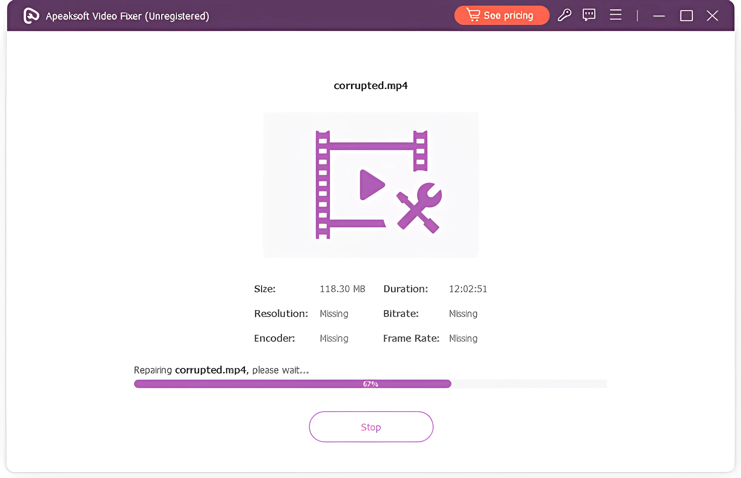 Apeaksoft Video Fixer Full Version