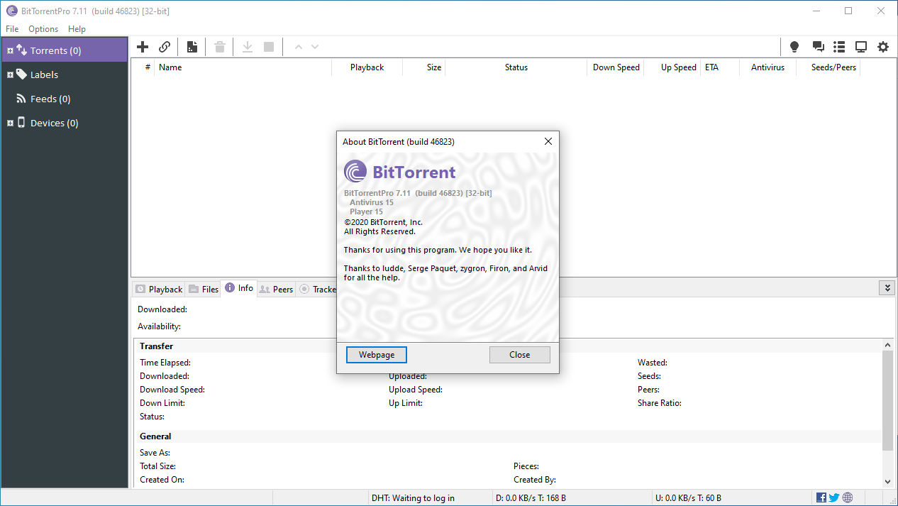 Bittorrent Classic Pro Premium For Windows V7.11.0.47197 Best Malware Protected Torrent Client Files Downloader Software Bittorrent Classic Pro Premium Free Download