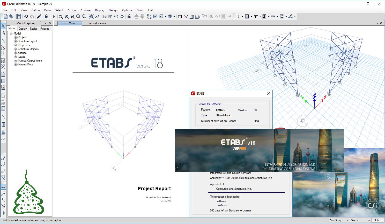 Csi Etabs Ultimate 18 For Windows V18.1.1 Structural Analysis And Design Of Buildings Software Csi Etabs Ultimate 2018 Free Download Full Version