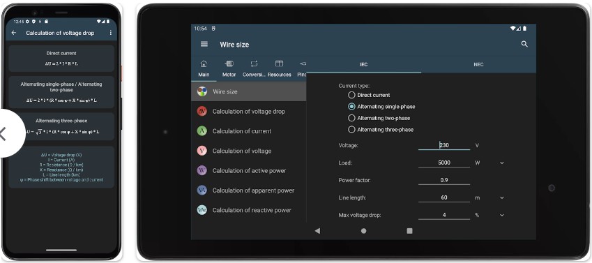 Electrical Calculations Premium Mod Apk Free Download