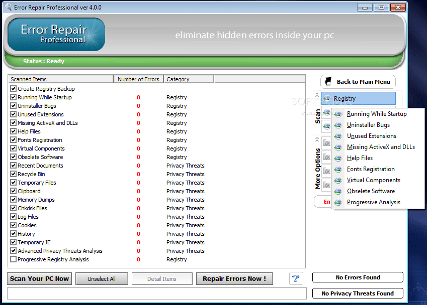 Error Repair Professional For Windows V4.2.3 Best Repair Pc | Pc Error Repair Software Error Repair Professional Serial Keys Full Verion
