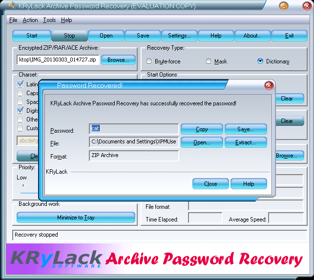 Krylack Rar Password Recovery For Windows V3.70.69 Winrar Lost Password Recovery Software Krylack Rar Password Recovery Free Download Full Version
