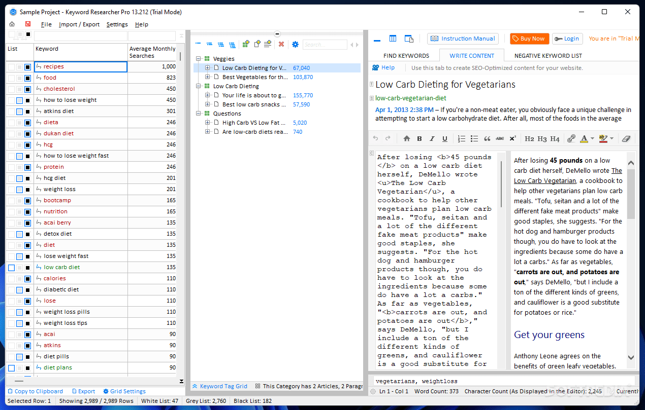 Keyword Researcher Pro For Windows V13.254 Best Free Keyword Research Software Keyword Researcher Pro With Keys Full Version