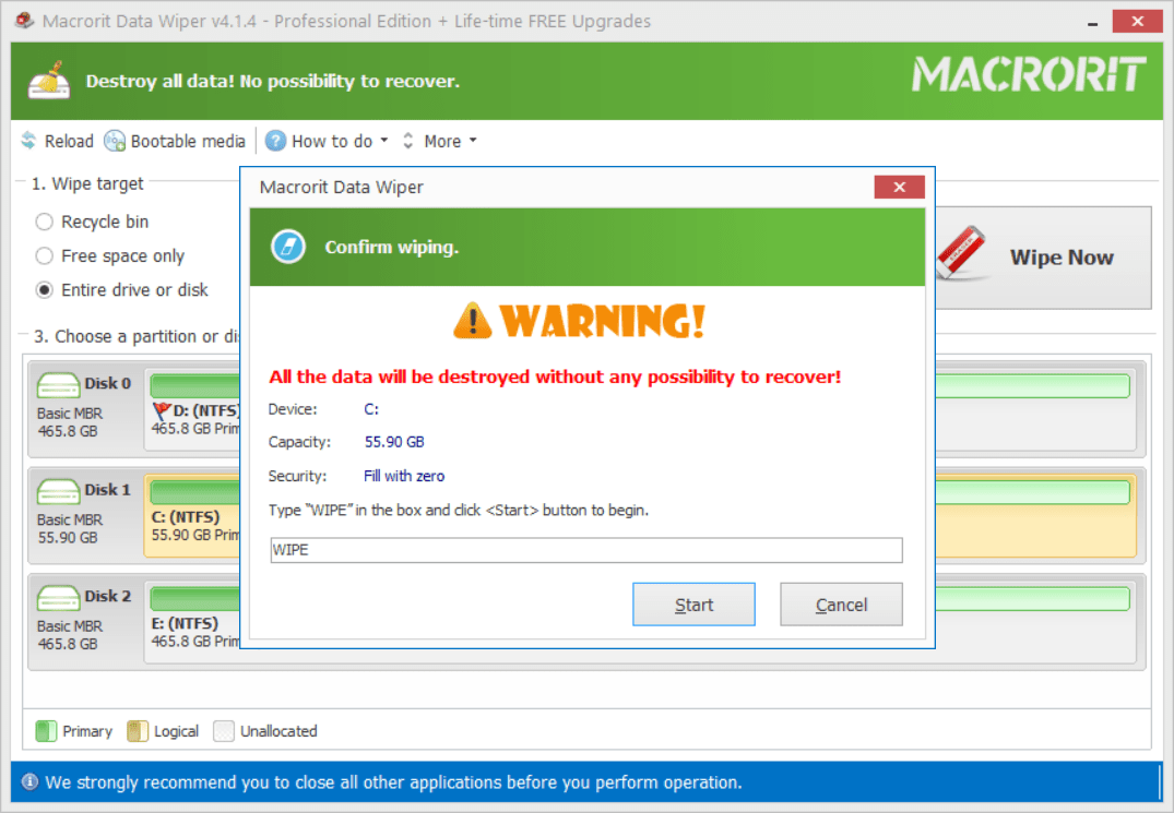 Macrorit Data Wiper Pro V8.2.1 Best Permanently Erase Data With Free Data Wiper Software Download Macrorit Data Wiper Pro For Windows