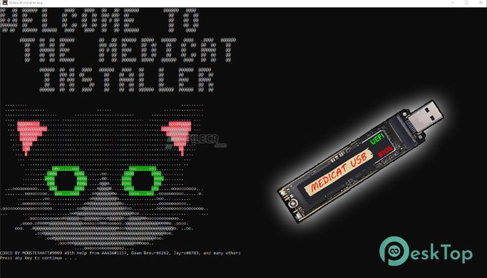 Medicat Installer Crack V21.12.7 Computer Diagnostic And Recovery Toolkit Usb Installer For Pc Repair Softwares Medicat Usb Installer Featuring A Cat On Its Cover, Ready To Assist In Installing Various Media Tools.