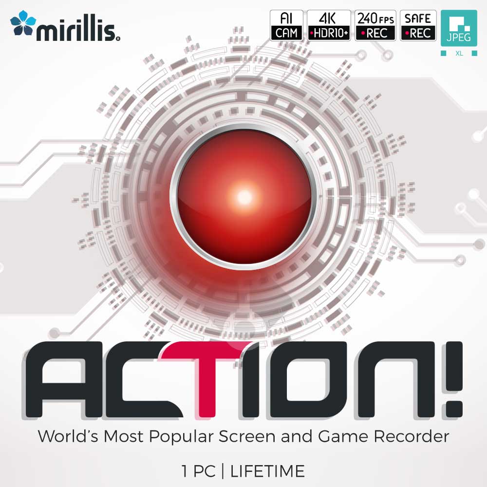 Mirillis Action! For Windows V4.39.0 Best Gameplay Recording And Screen Recorder Software Mirillis Action Software Full Version