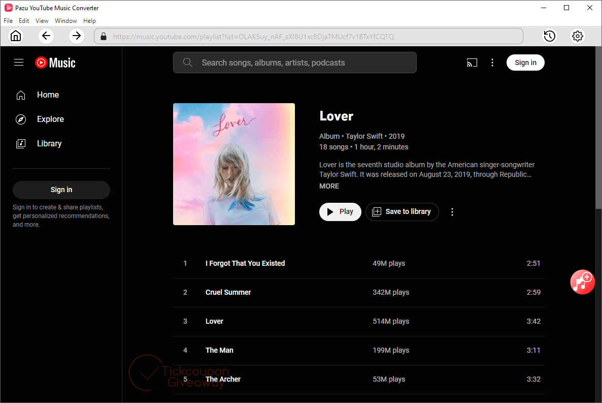 Pazu Youtube Music Converter For Windows