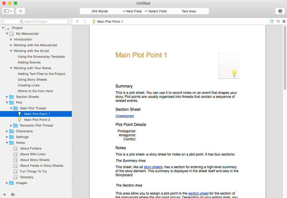 Storyist App For Mac
