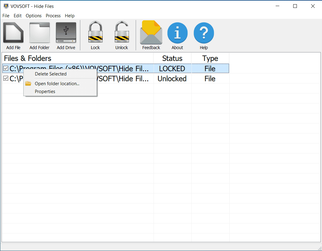 Vovsoft Hide Files Free Download
