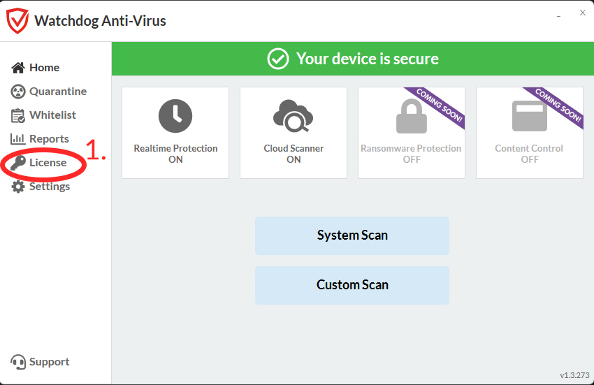 Watchdog Anti Virus App For Windows