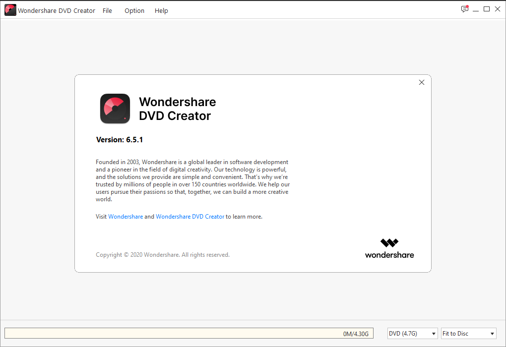 Wondershare Dvd Creator Software