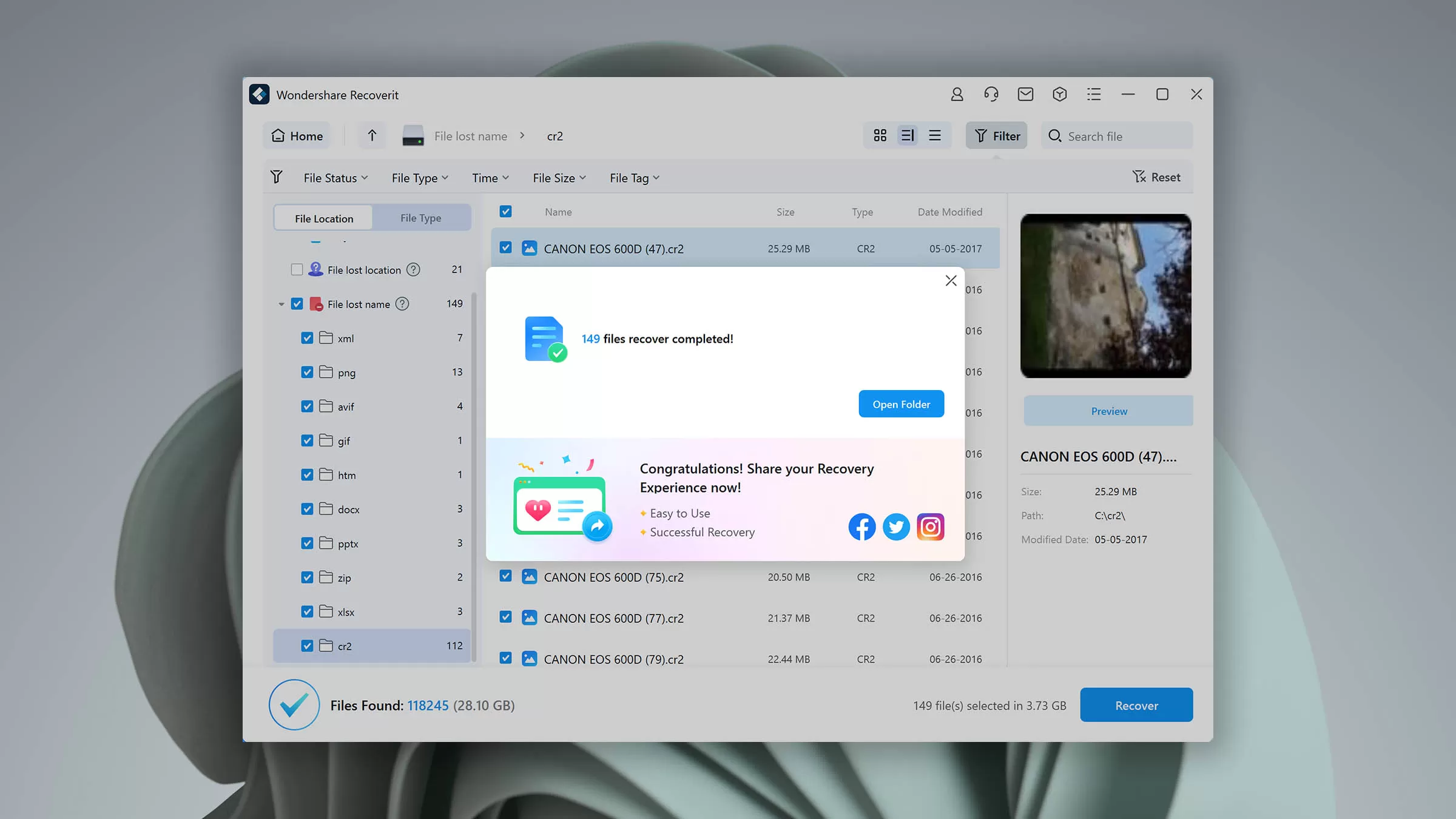 Wondershare Recoverit 13 For Windows