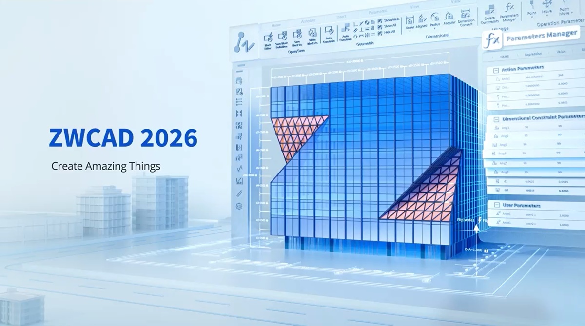 Zwcad Professional 2026 For Windows V26.00 Best 2D Drafting, Cad Design And 3D Navigation Software Zwcad Professional 2026 Full Version
