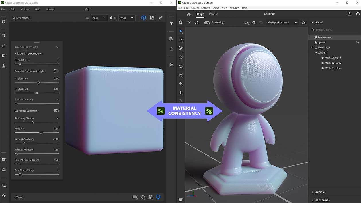 Adobe Substance 3D Sampler Windows V5.0.0 Combines Texture Capturing, 3D Scanning Software Adobe Substance 3D Sampler Windows Material Consistency Download