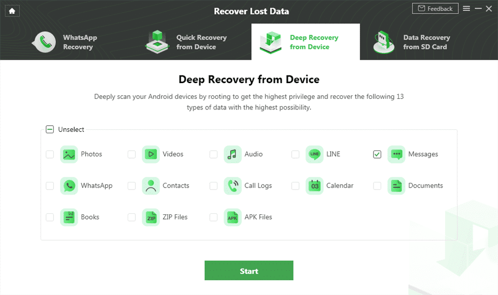 Imobie Droidkit Windows With Activation Code Droidkit Choose The Messages Option
