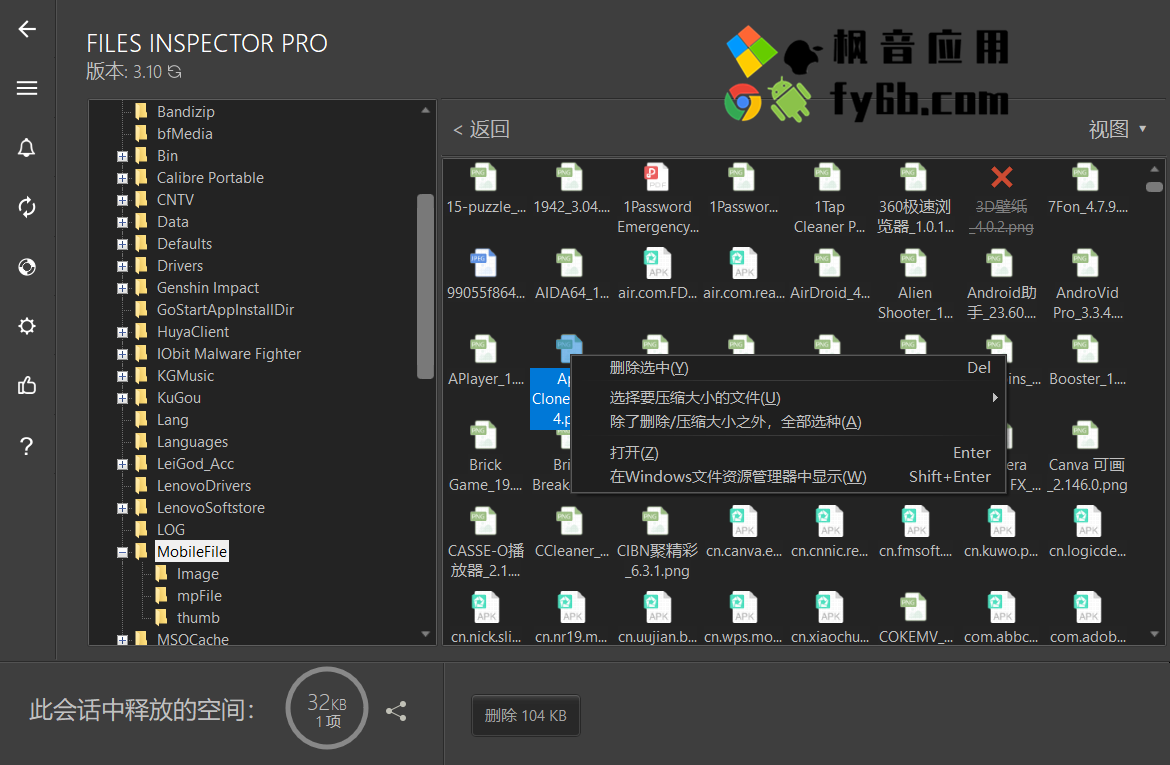 Files Inspector Pro For Windows V4.05 Desk Space Analyzer Software Full Version Files Inspector Pro With Keys