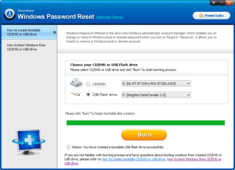 Tenorshare Windows Password Reset Ultimate Tenorshare Windows Password Recovery Ultimate V7.1.2.3 Windows Password Hacker Software